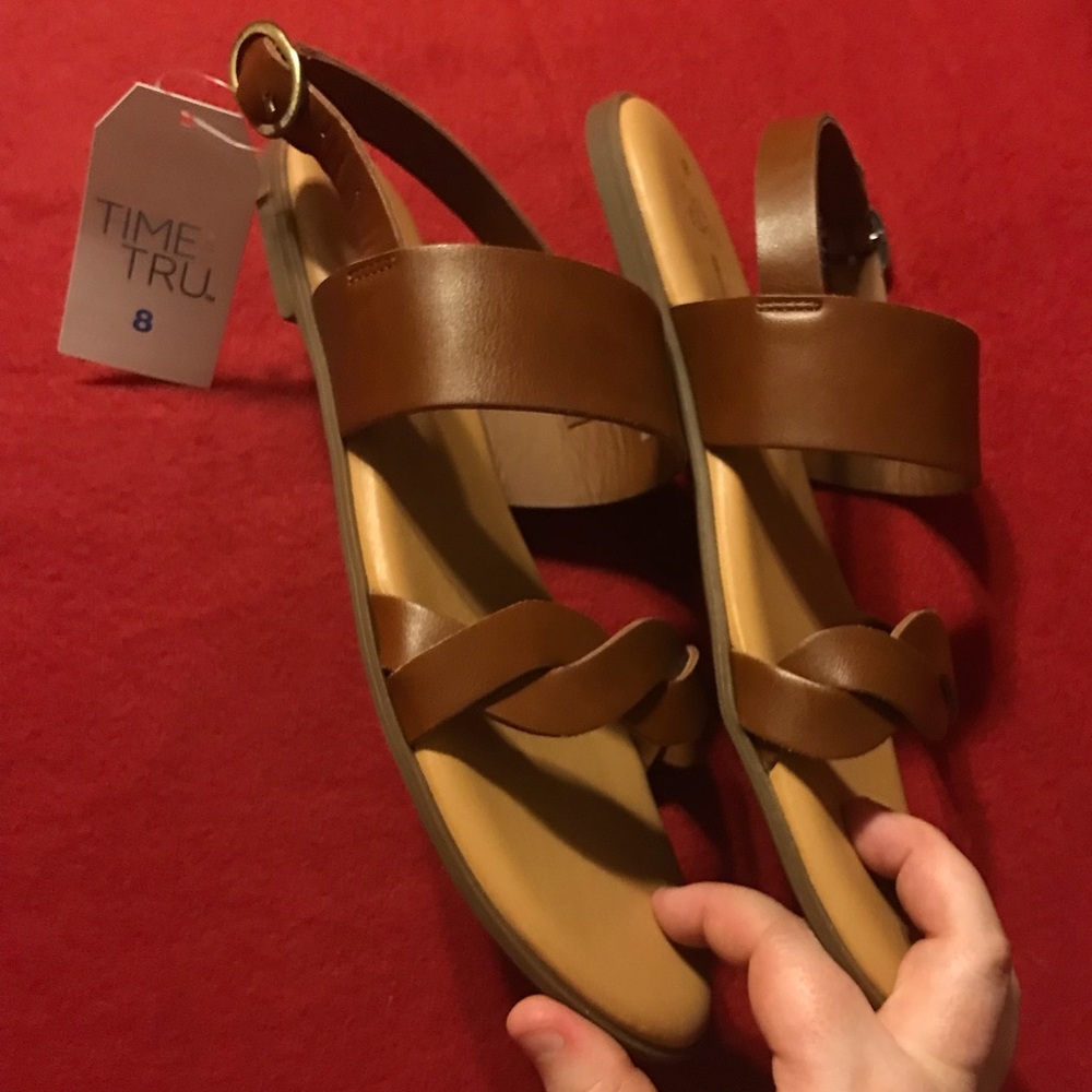 NWT TIME and TRU Memory Foam Sandals - Picture 9 of 13